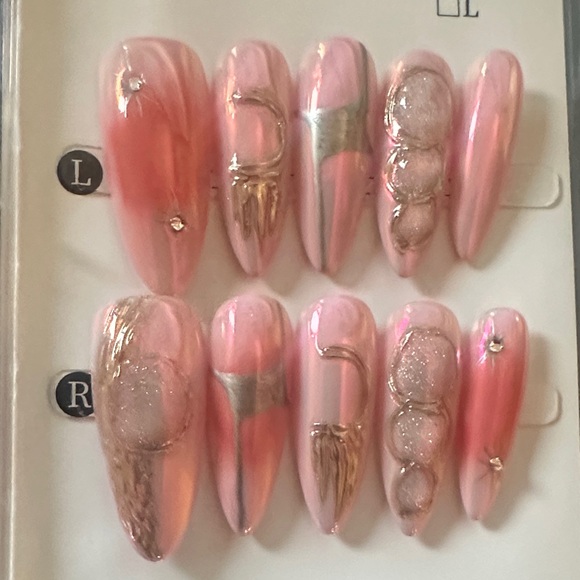 Siren Shimmer Pink Nail Set - Picture 5 of 5